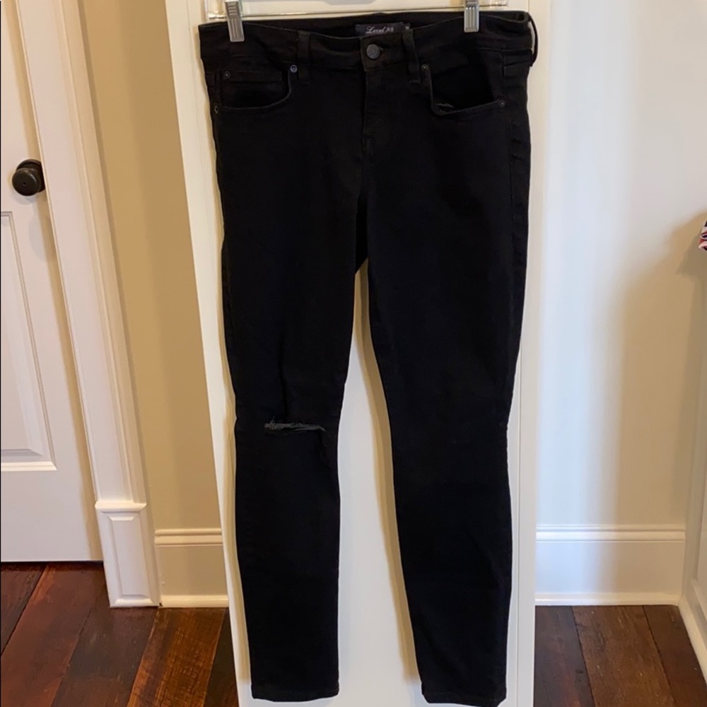 Level 99  Black Skinny Jeans